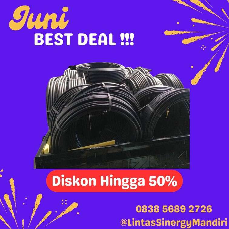 Pipa HDPE SNI Lombok Timur Agen Supralon Murah 082110004796