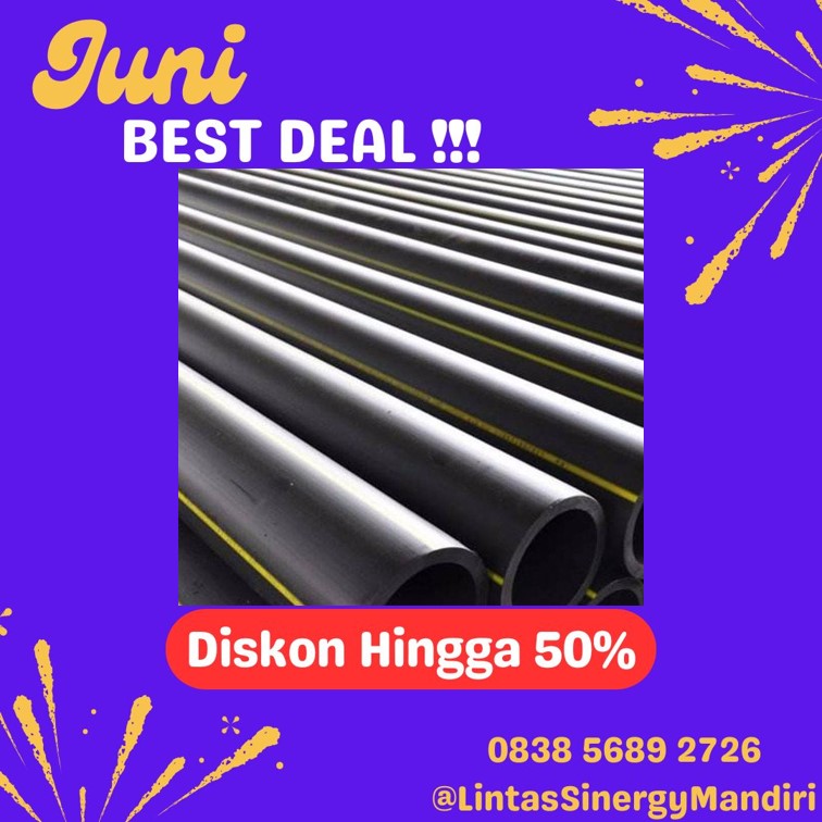 Pipa HDPE Vinilon PE 100 Bengkulu Utara | Pilihan Terlaris, Super Fleksibel & Bergaransi Resmi